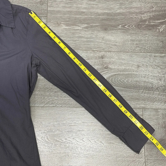 Old Navy Long Sleeve Button Down Shirt Graphite Gray M - Picture 10 of 16